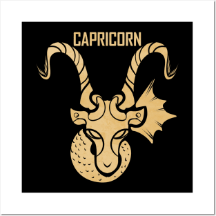 Capricorn Symbol Birthday Zodiac Capricorn Posters and Art